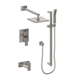 ZLINE Bliss Rainfall Shower System with 12 in. Oversized Shower Head in Brushed Nickel (BLS-SHS12-BN)