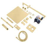 ZLINE Bliss Rainfall Shower System with 16 in. Oversized Shower Head in Polished Gold (BLS-SHS16-PG)