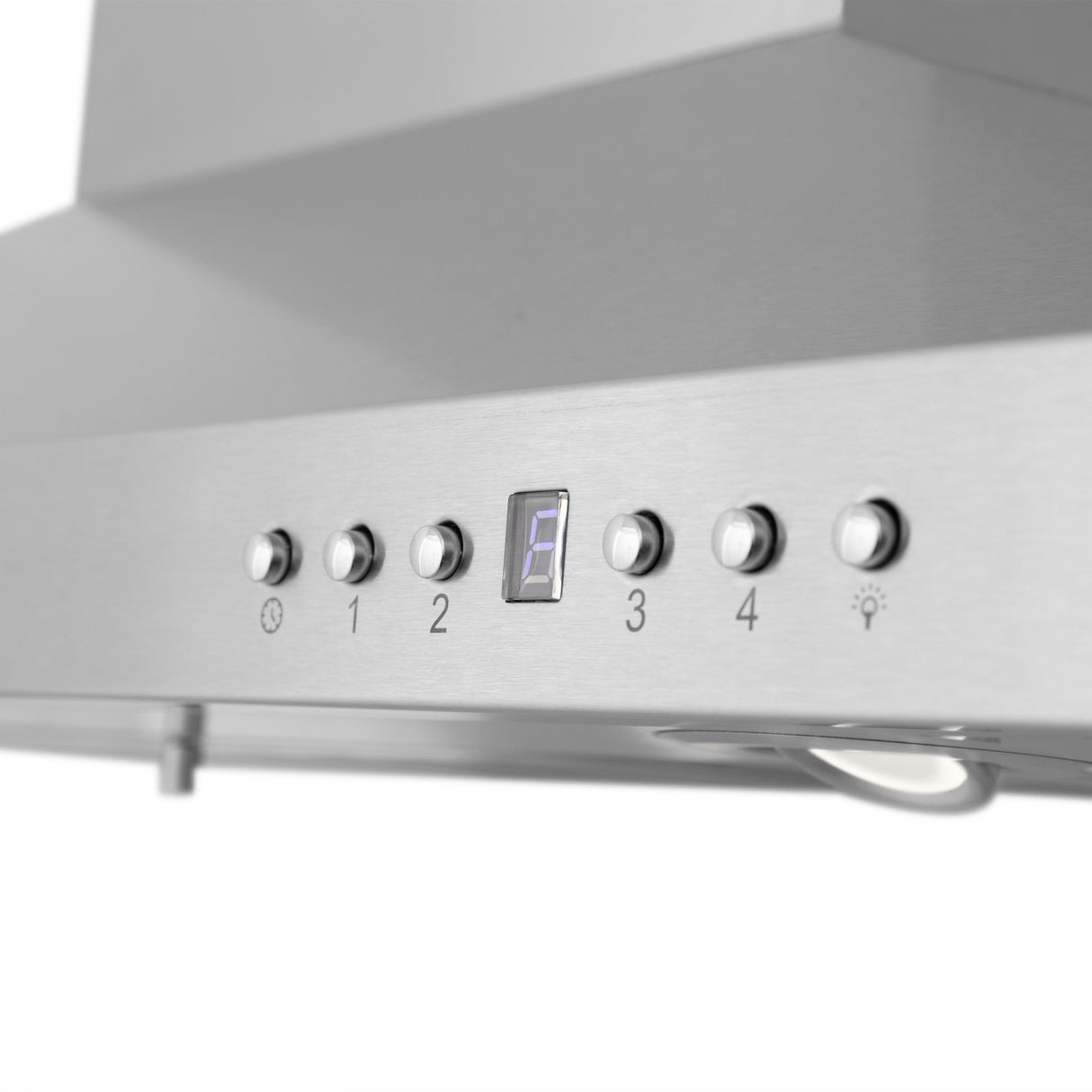 36" ZLINE CrownSound™Ducted Vent Island Mount Range Hood in Stainless Steel with Built-in Bluetooth Speakers (GL2iCRN-BT-36)