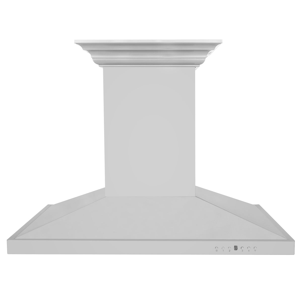 36" ZLINE CrownSound™Ducted Vent Island Mount Range Hood in Stainless Steel with Built-in Bluetooth Speakers (GL2iCRN-BT-36)