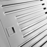 ZLINE 36” Alpine Series Convertible Island Mount Range Hood in Stainless Steel with Remote Control, LED lighting, and Dishwasher-Safe Baffle Filters (ALP70IS-36)