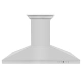 48" ZLINE CrownSound™Ducted Vent Island Mount Range Hood in Stainless Steel with Built-in Bluetooth Speakers (KL3iCRN-BT-48)