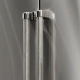 ZLINE Autograph Edition 36 in. 22.5 cu. ft. Counter-Depth French Door Refrigerator with Ice Maker in Fingerprint-Resistant Stainless Steel and Polished Nickel Helix Handles (RFMZ-36-KPN)