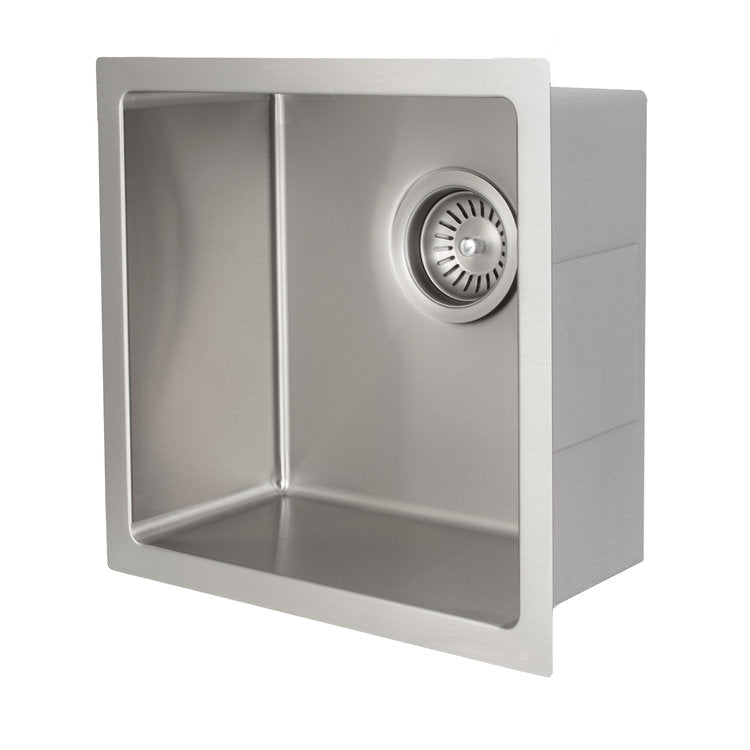 ZLINE 15 in. Boreal Undermount Single Bowl Bar Kitchen Sink in Stainless Steel (SUS-15)