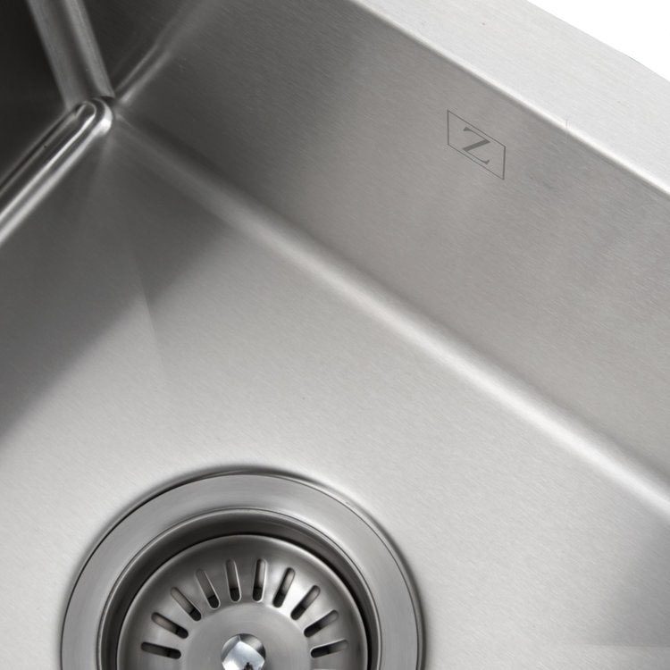 ZLINE 15 in. Boreal Undermount Single Bowl Bar Kitchen Sink in Stainless Steel (SUS-15)