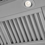 ZLINE 36" Professional Convertible Vent Wall Mount Range Hood in Stainless Steel (597-36)