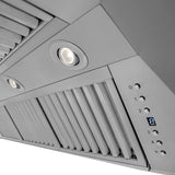 ZLINE 48" Professional Convertible Vent Wall Mount Range Hood in Stainless Steel (597-48)