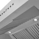 ZLINE 30" Professional Convertible Vent Wall Mount Range Hood in Stainless Steel (697-30)