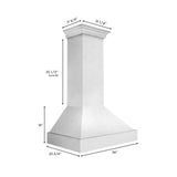ZLINE 36" Fingerprint Resistant Stainless Steel Range Hood (8654SN-36)
