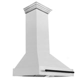ZLINE Autograph Edition 36" Fingerprint Resistant Stainless Steel Range Hood with Matte Black Handle (8654SNZ-36-MB)