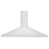 ZLINE 42" Convertible Wall Mount Range Hood in Stainless Steel with Set of 2 Charcoal Filters, LED lighting and Dishwasher-Safe Baffle Filters (KB-CF-42)