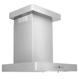 ZLINE 24" Convertible Vent Wall Mount Range Hood in Stainless Steel with Crown Molding (KECRN-24)