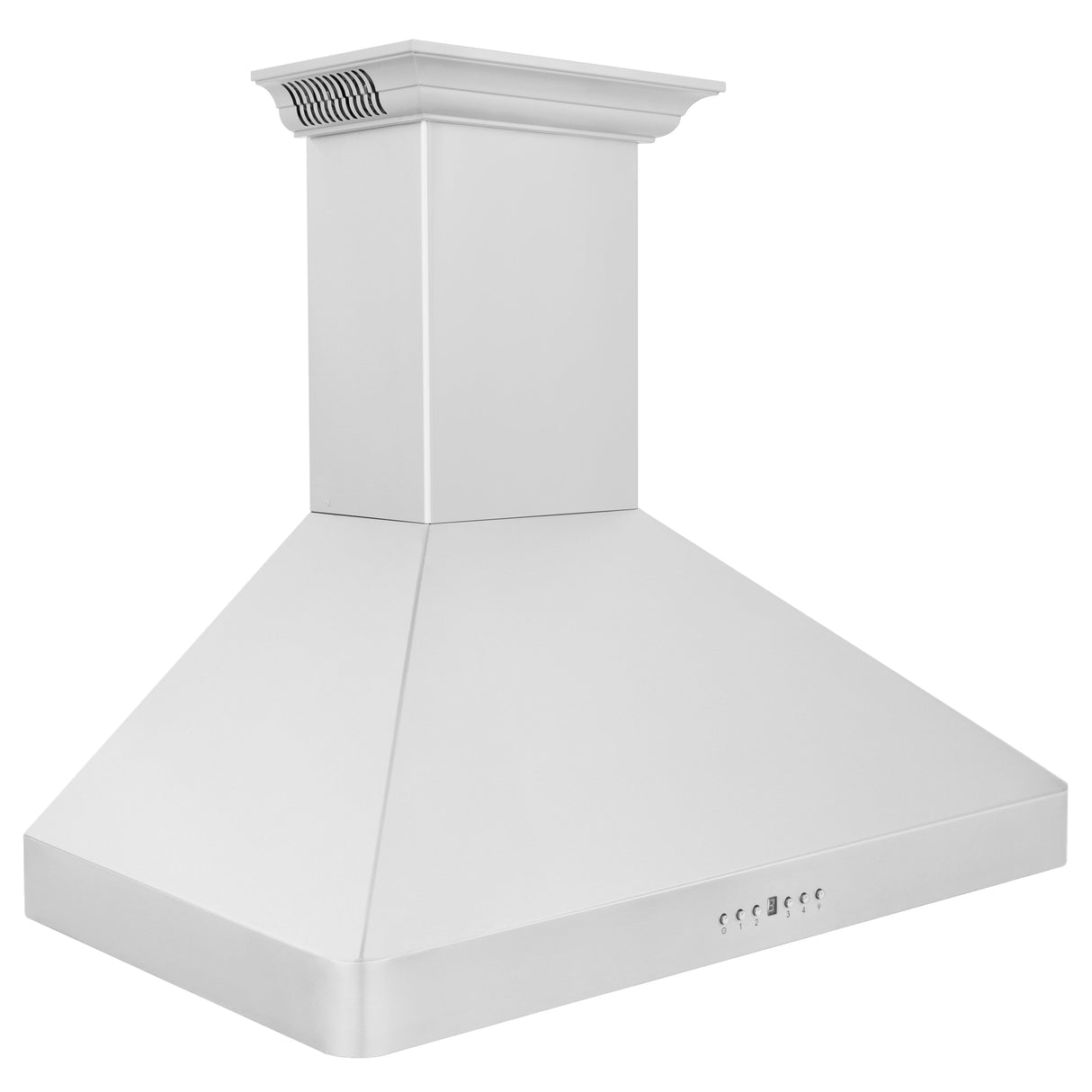 36" ZLINE CrownSound™Ducted Vent Wall Mount Range Hood in Stainless Steel with Built-in Bluetooth Speakers (KF2CRN-BT-36)