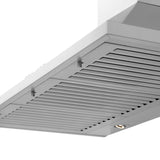36" ZLINE CrownSound™Ducted Vent Wall Mount Range Hood in Stainless Steel with Built-in Bluetooth Speakers (KL2CRN-BT-36)