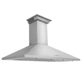 48" ZLINE CrownSound™Ducted Vent Wall Mount Range Hood in Stainless Steel with Built-in Bluetooth Speakers (KL2CRN-BT-48)