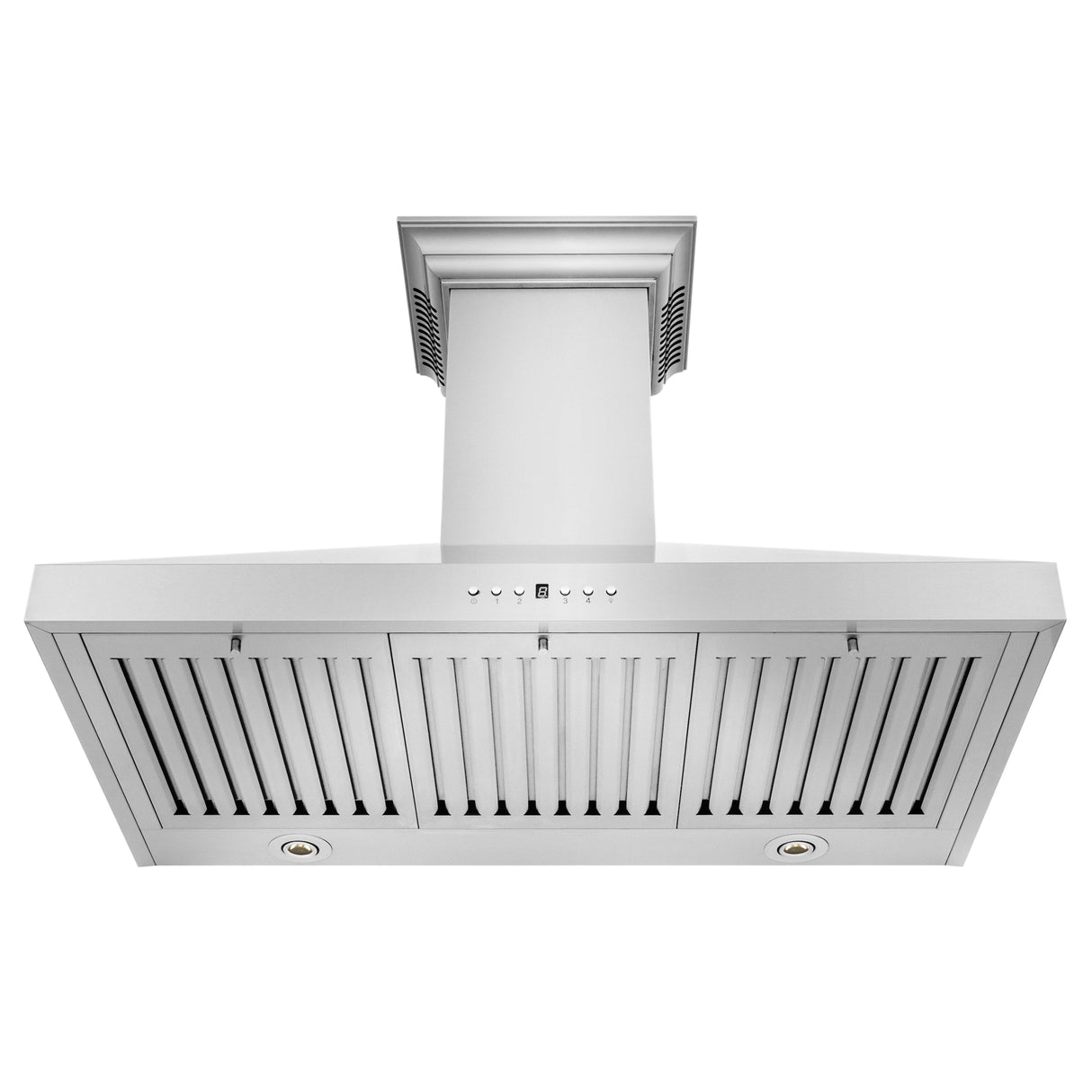 36" ZLINE CrownSound™Ducted Vent Wall Mount Range Hood in Stainless Steel with Built-in Bluetooth Speakers (KL3CRN-BT-36)