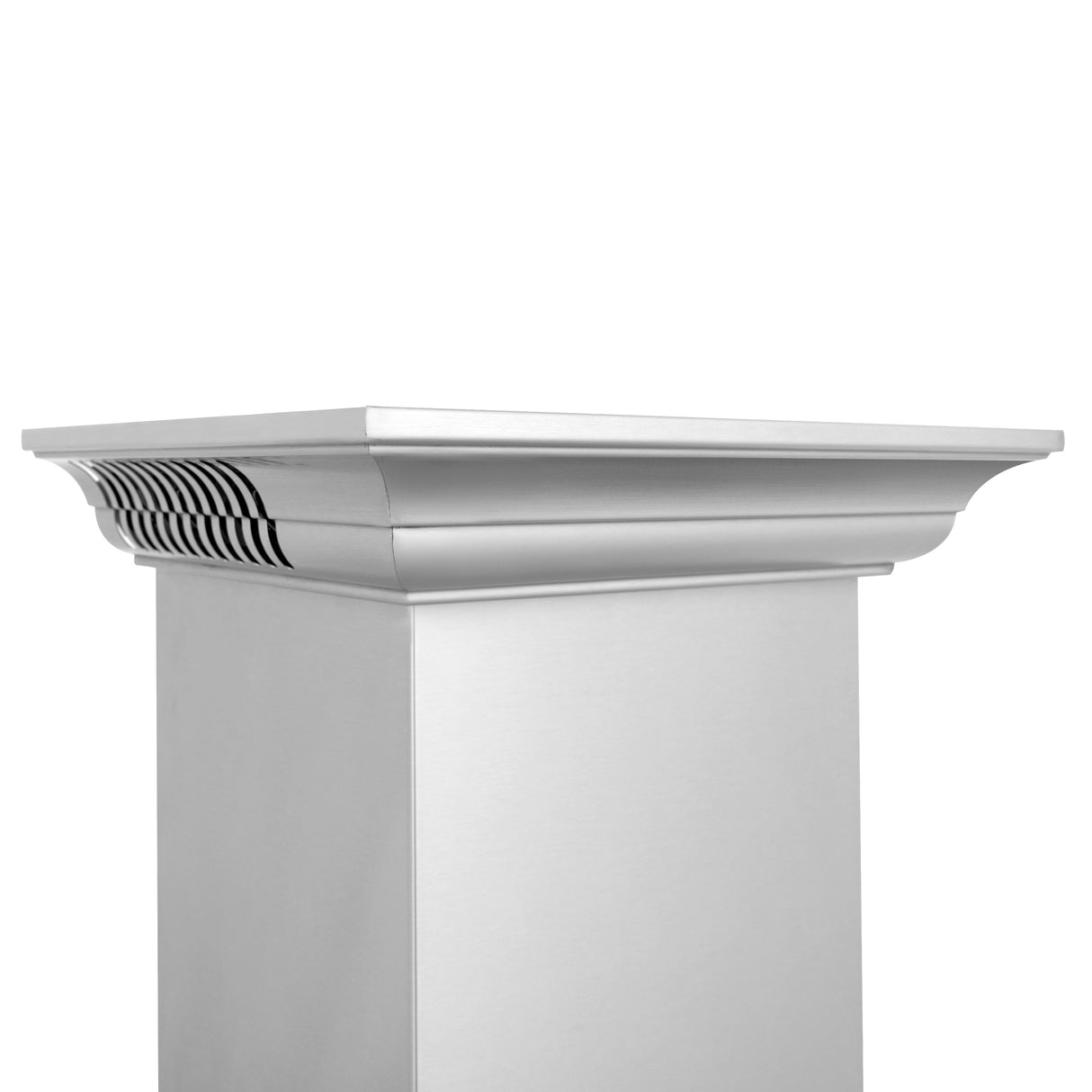 48" ZLINE CrownSound™Ducted Vent Wall Mount Range Hood in Stainless Steel with Built-in Bluetooth Speakers (KL3CRN-BT-48)