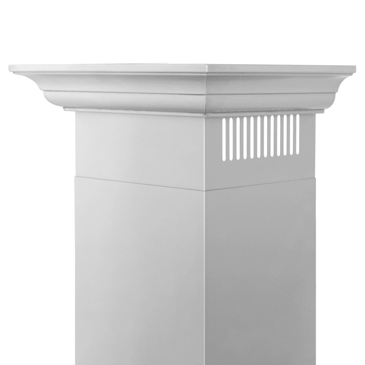 ZLINE 24" Convertible Vent Wall Mount Range Hood in Stainless Steel with Crown Molding (KBCRN-24)