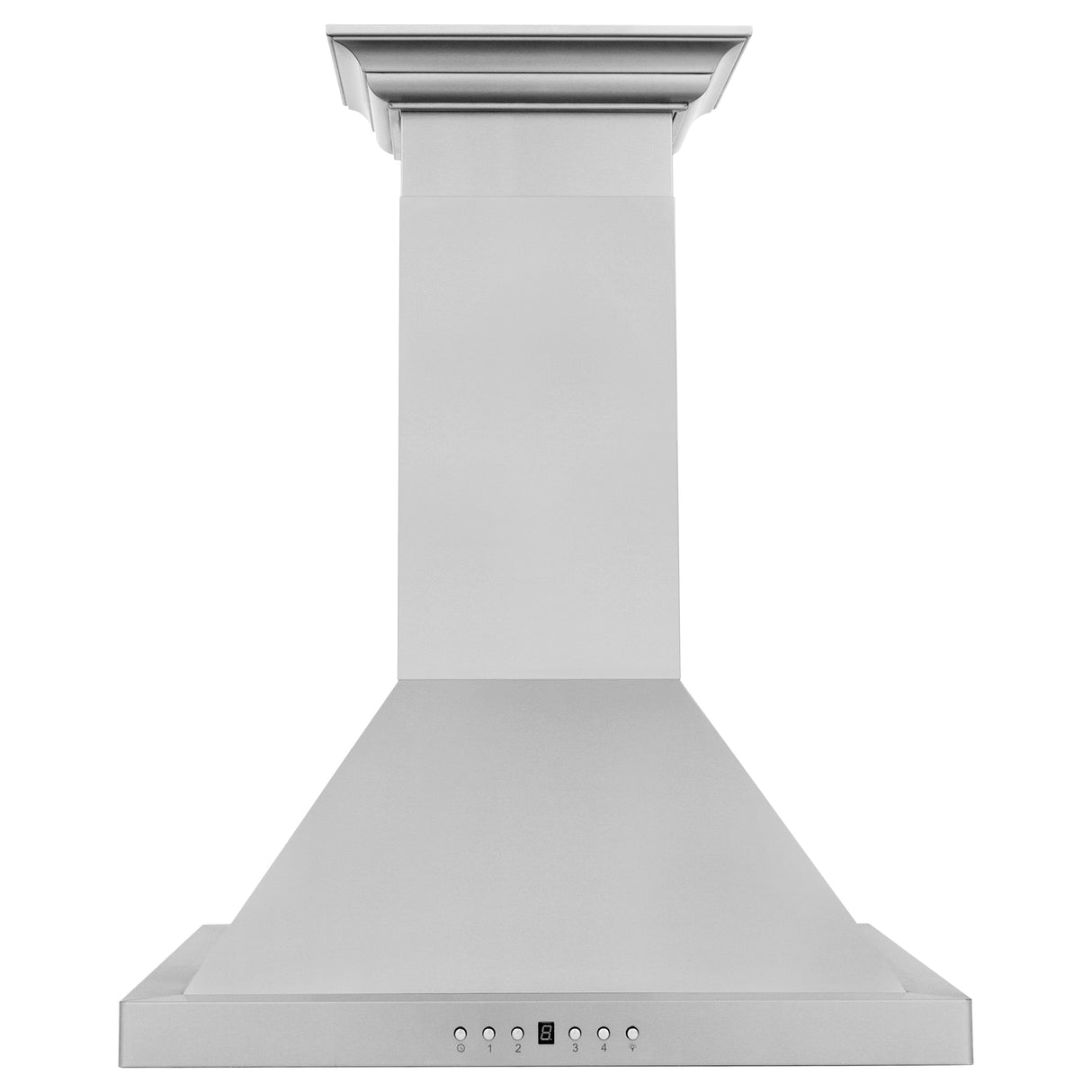 ZLINE 24" Convertible Vent Wall Mount Range Hood in Stainless Steel with Crown Molding (KBCRN-24)