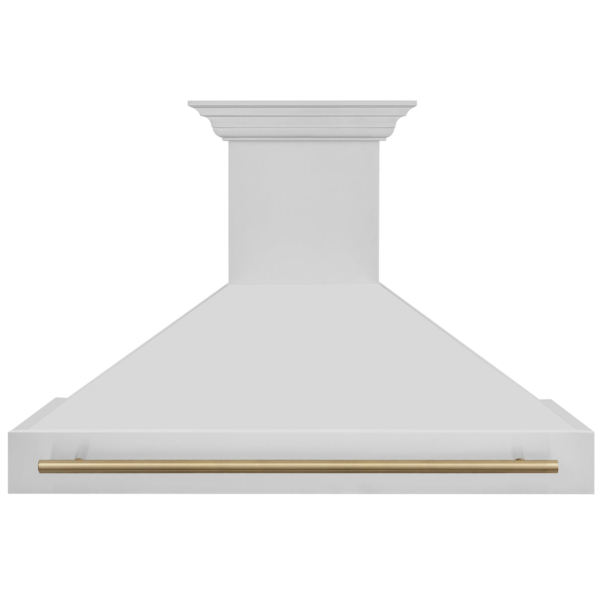 ZLINE Autograph Edition 48" Stainless Steel Range Hood with Stainless Steel Shell and Champagne Bronze Handle (8654STZ-48-CB)