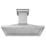 24" ZLINE CrownSound™Ducted Vent Wall Mount Range Hood in Stainless Steel with Built-in Bluetooth Speakers (KBCRN-BT-24)