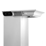 36" ZLINE CrownSound™Ducted Vent Wall Mount Range Hood in Stainless Steel with Built-in Bluetooth Speakers (KF2CRN-BT-36)