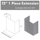 ZLINE 12 in. Chimney for 54 in. Under Cabinet Hoods (520/523/527-54-1FTEXT)