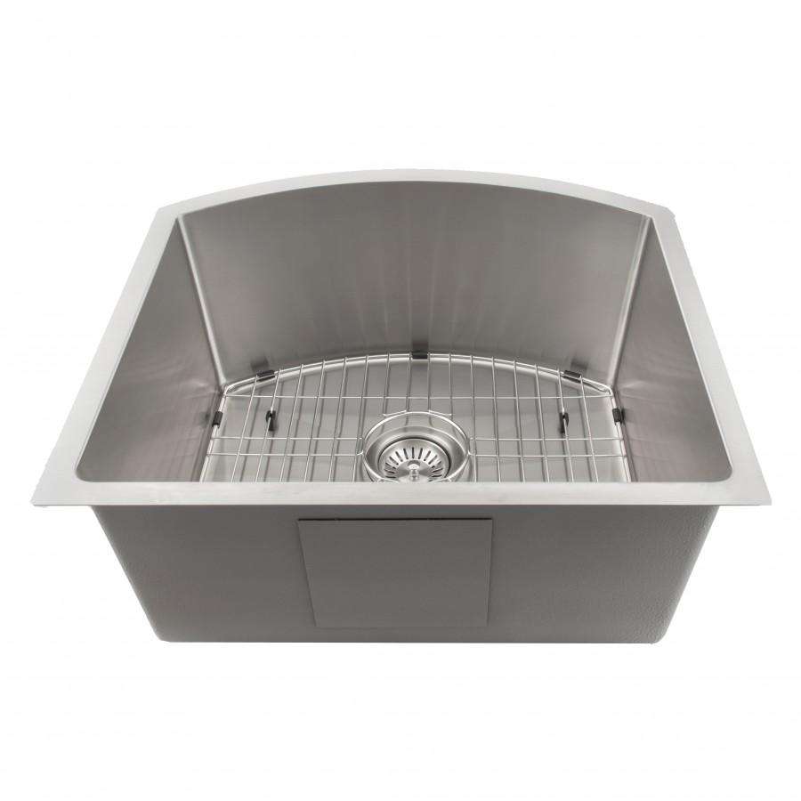 ZLINE Telluride 22 in. Undermount Single Bowl Stainless Steel Kitchen Sink with Bottom Grid (SCS-22)