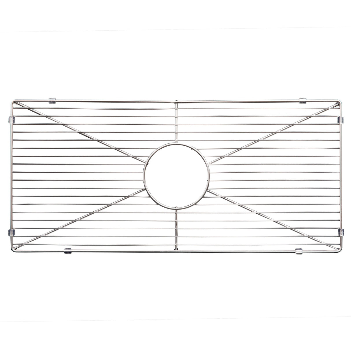 ZLINE 30 in. Venice Farmhouse Apron Front Reversible Single Bowl Fireclay Kitchen Sink with Bottom Grid (FRC5119)