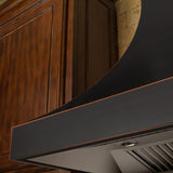 ZLINE 36 in. Designer Series Oil-Rubbed Bronze Ducted Wall Range Hood (8632B-36)