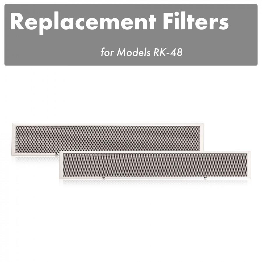 ZLINE Charcoal Filters (Set of 2) for 48 in. Under Cabinet Range Hoods (CF-RK-48)