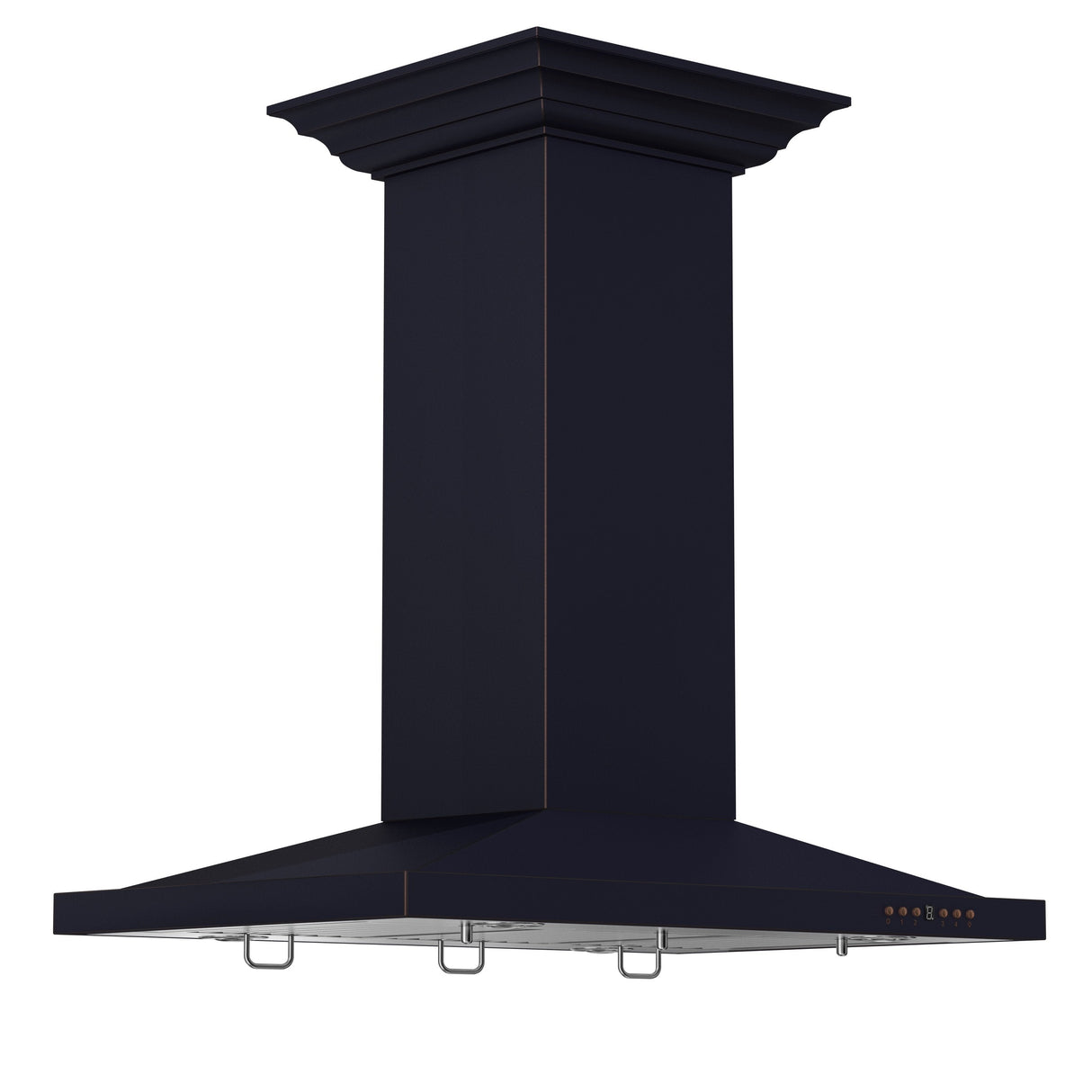ZLINE 30 in. Designer Series Oil-Rubbed Bronze Convertible Vent Island Mount Range Hood (8GL2Bi-30)