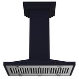 ZLINE 30 in. Designer Series Oil-Rubbed Bronze Convertible Vent Island Mount Range Hood (8GL2Bi-30)