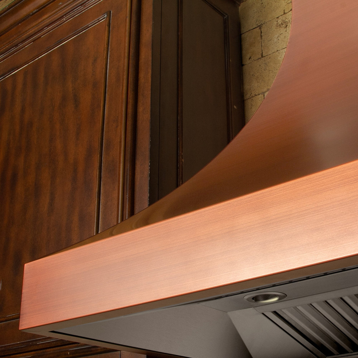 ZLINE 36 Inch Designer Series Copper Finish Wall Range Hood (8632C)