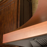 ZLINE 36 Inch Designer Series Copper Finish Wall Range Hood (8632C)