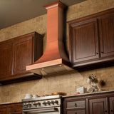 ZLINE 36 Inch Designer Series Copper Finish Wall Range Hood (8632C)
