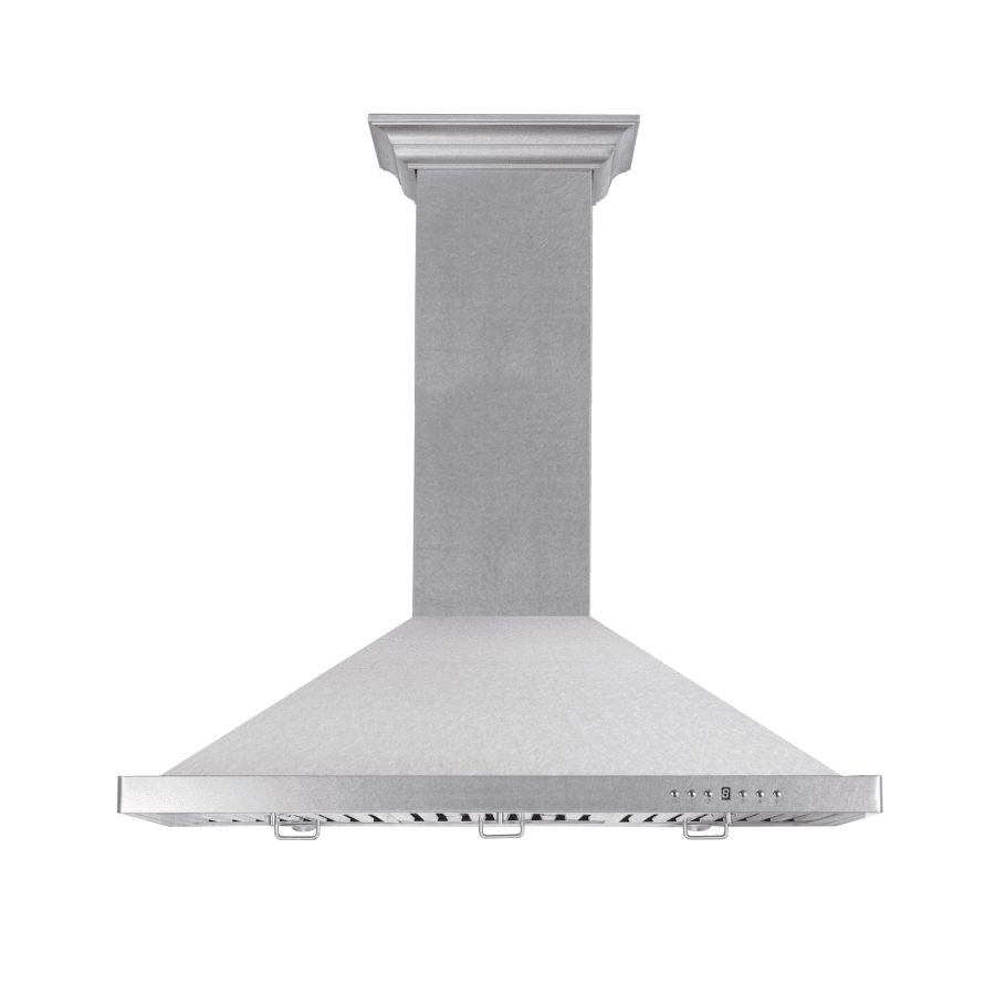 ZLINE 48 in. Designer Series Satin Stainless Steel Convertible Vent Wall Mount Range Hood (8KBS-48)