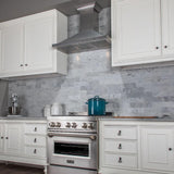 ZLINE 36 in. Designer Series Satin Stainless Steel Convertible Vent Wall Mount Range Hood (8KBS-36)