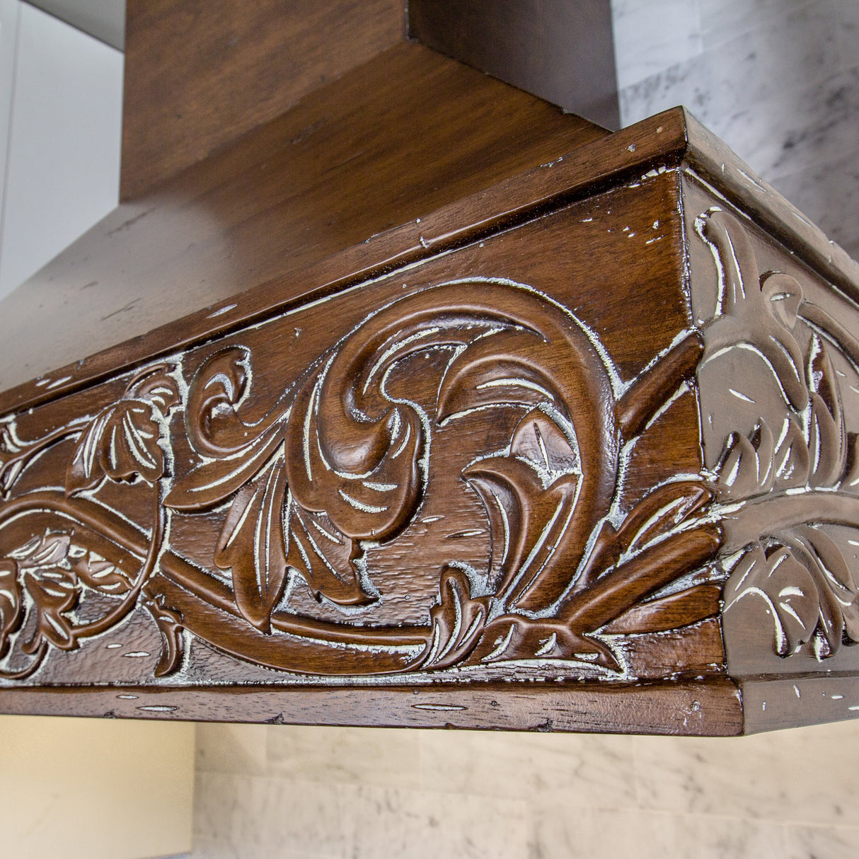 ZLINE 48" Ducted Wooden Wall Mount Range Hood in Walnut (373RR-48)