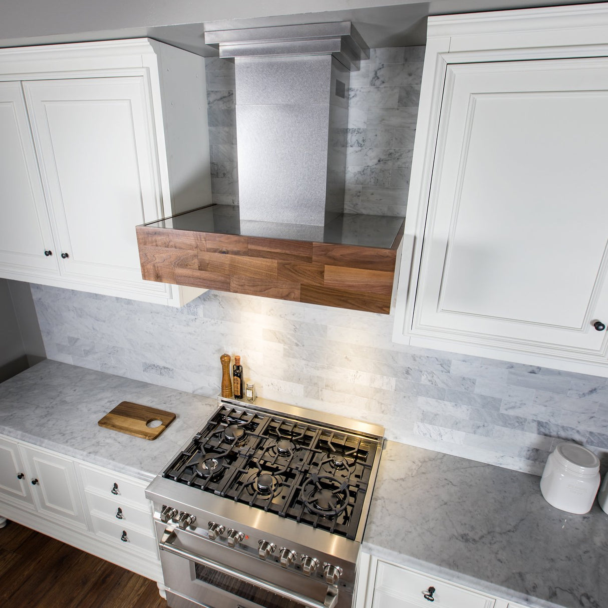 ZLINE 30 in. Convertible Designer Series Wooden Wall Mount Range Hood in Butcher Block (681W-30)