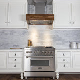 ZLINE 30 in. Convertible Designer Series Wooden Wall Mount Range Hood in Butcher Block (681W-30)