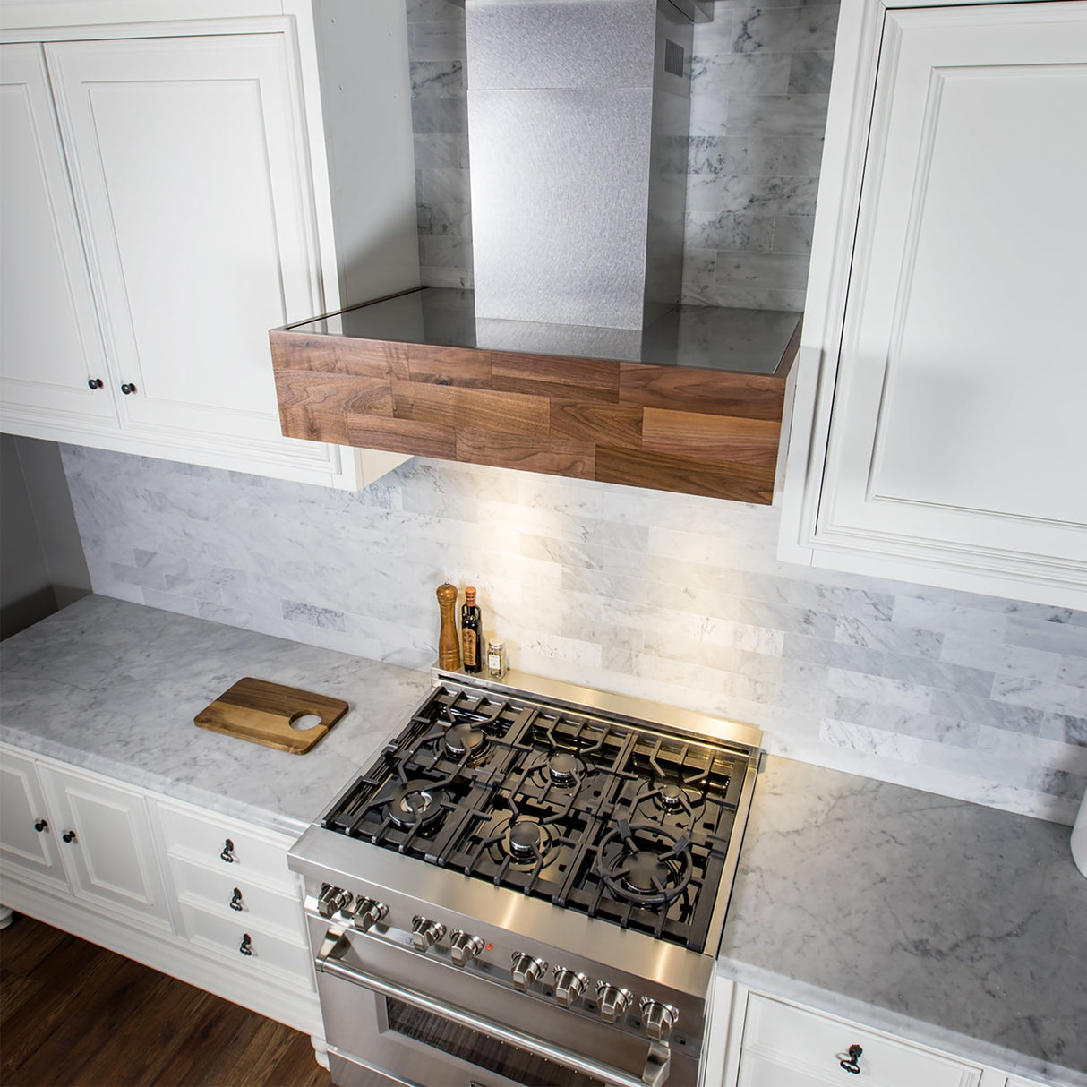 ZLINE 36 in. Remote Blower Ducted Designer Series Wooden Wall Mount Range Hood in Butcher Block (681W-RS-36-400)