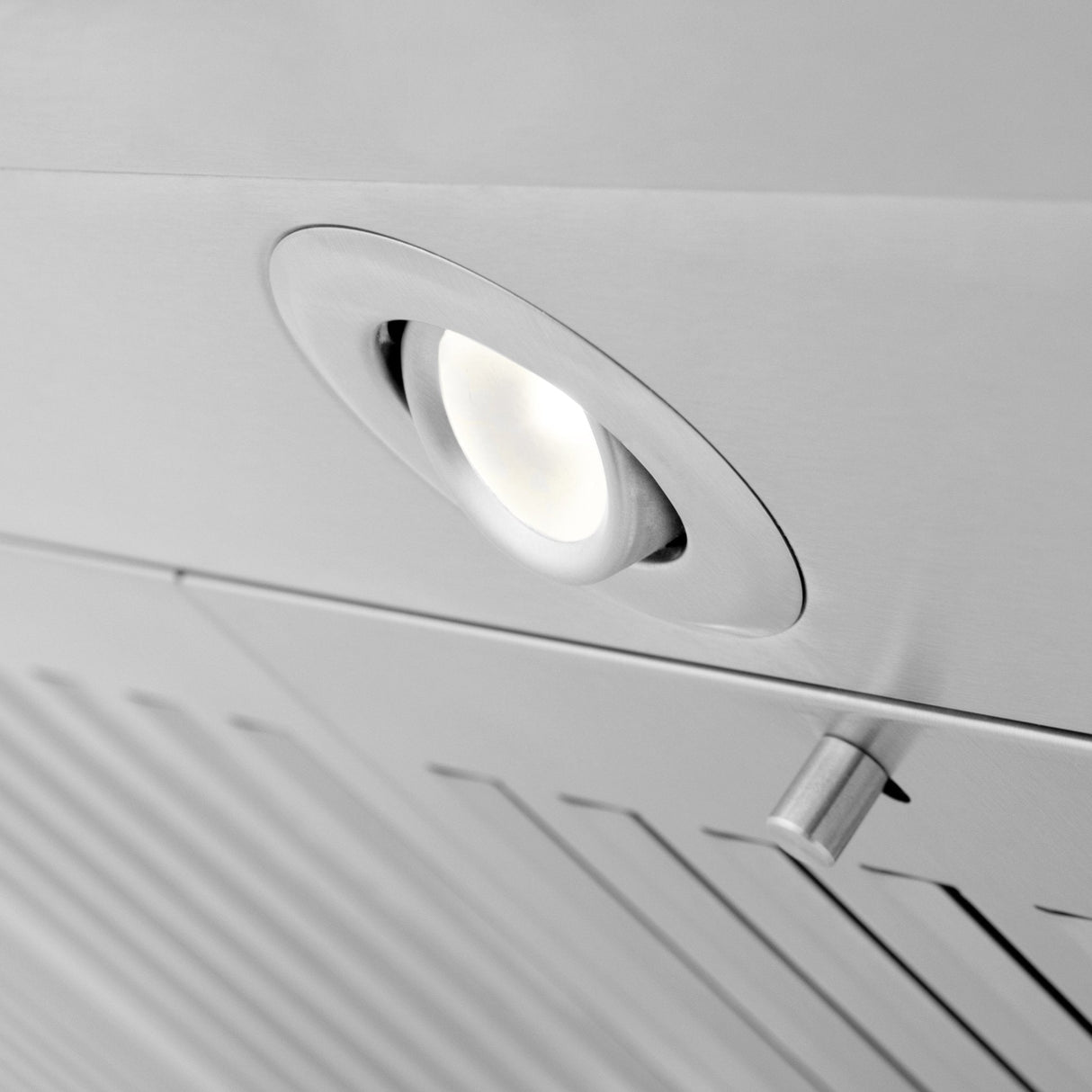 36 in. ZLINE CrownSound™Ducted Vent Island Mount Range Hood in Stainless Steel with Built-in Bluetooth Speakers (GL1iCRN-BT-36)