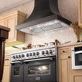 ZLINE 48 in. Designer Series Oil-Rubbed Bronze Ducted Wall Range Hood (8632B-48)