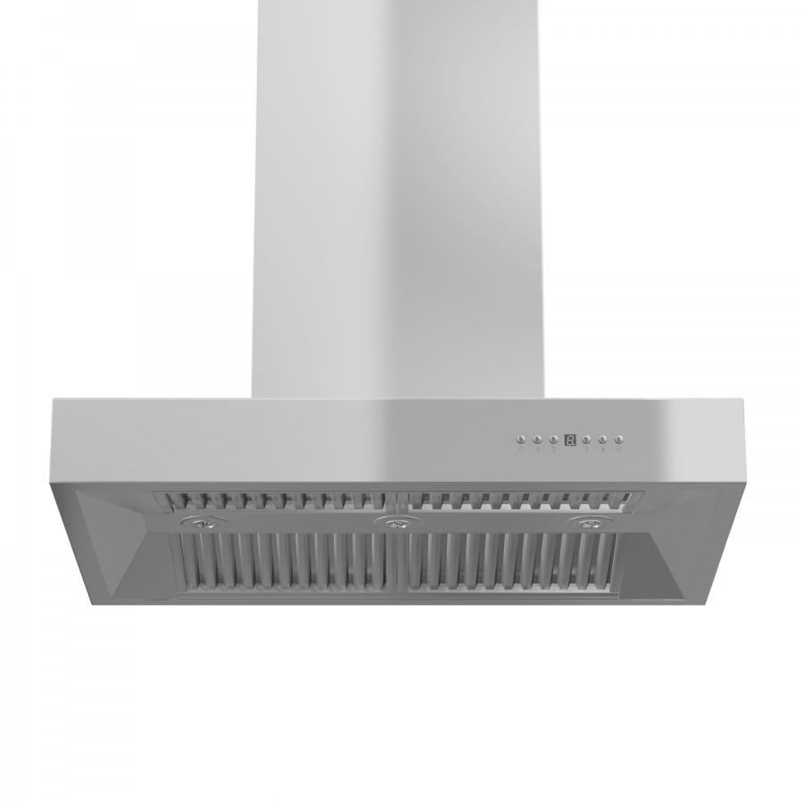 ZLINE 36 in. Ducted Outdoor Island Mount Range Hood in Stainless Steel (KECOMi-304-36)