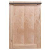 ZLINE 18 in. Dishwasher Panel in Unfinished Wood with Modern Handle (DP-UF-18)