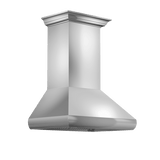 ZLINE 30" Professional Convertible Vent Wall Mount Range Hood in Stainless Steel with Crown Molding (587CRN-30)