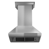 ZLINE 30" Professional Convertible Vent Wall Mount Range Hood in Stainless Steel with Crown Molding (587CRN-30)