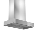 ZLINE 36 Inch Remote Blower Wall Mount Range Hood In Stainless Steel (KECOM-RS-400)