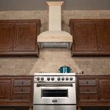 ZLINE 36 Inch Unfinished Wooden Wall Mount Range Hood (369UF)